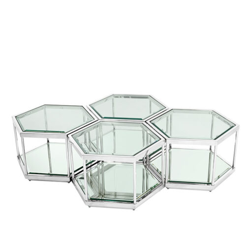 Sax set of 4 coffee tables by Eichholtz